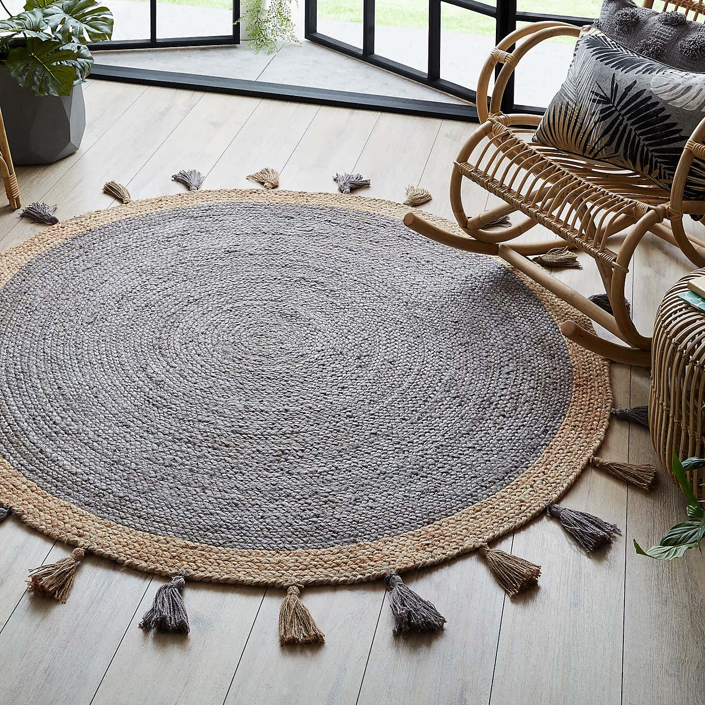 Istanbul Jute Circle Rug