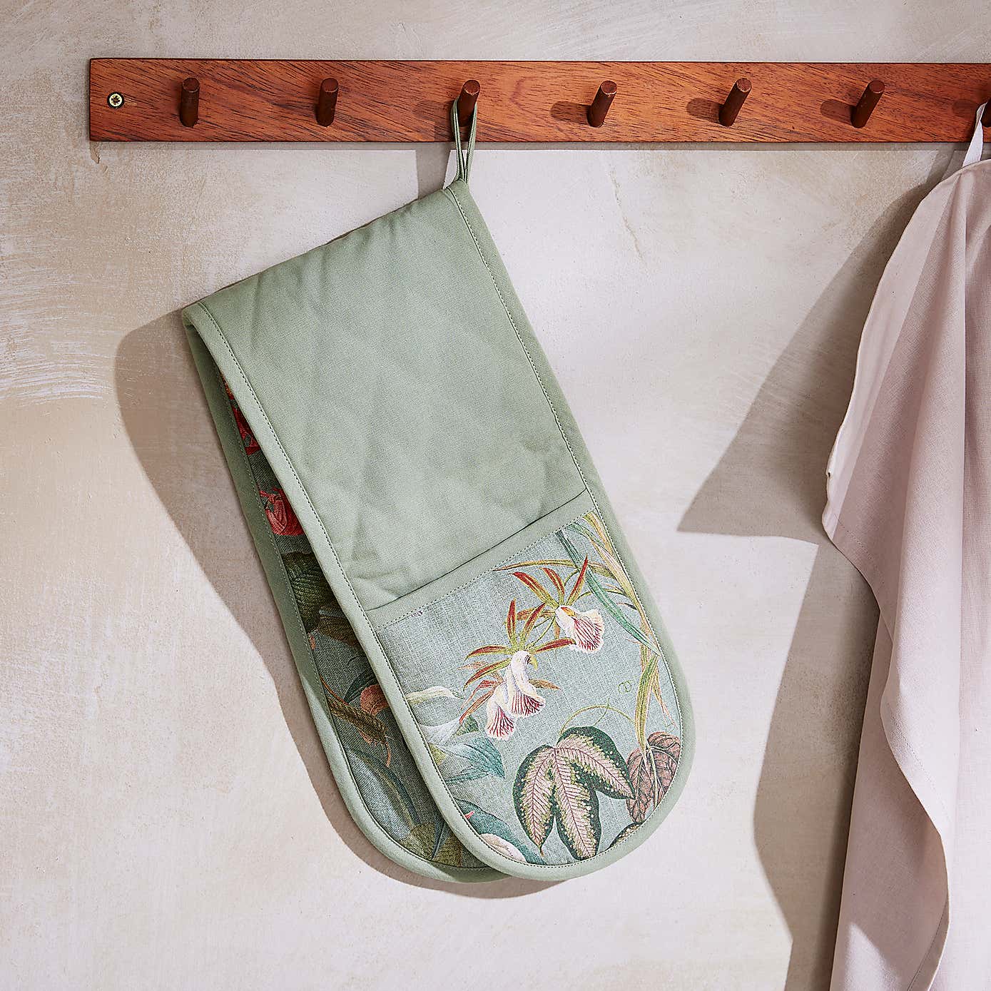 Botanical Bird Double Oven Glove