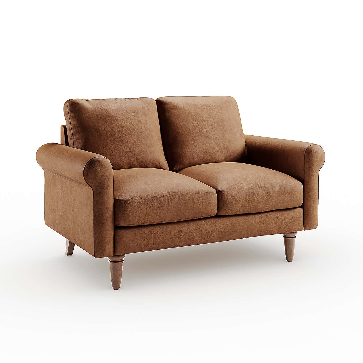 Maeve Compact Faux Leather 2 Seater Sofa