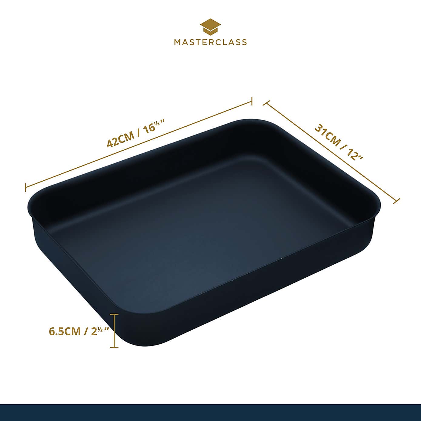 MasterClass Professional Non Stick Roasting Pan 42cm