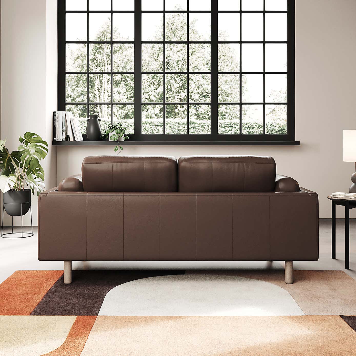 Newton Classic Leather 2 Seater Sofa