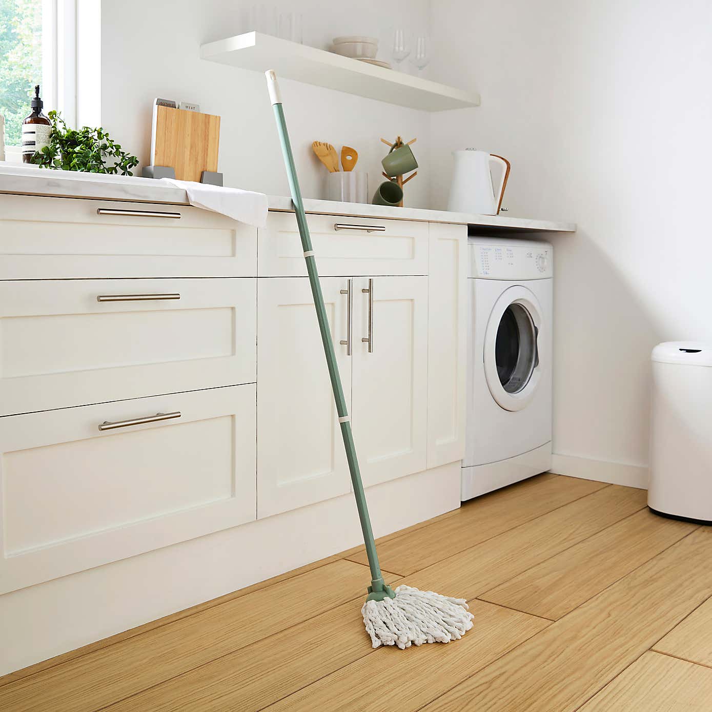 Compact Storage Mop Sage