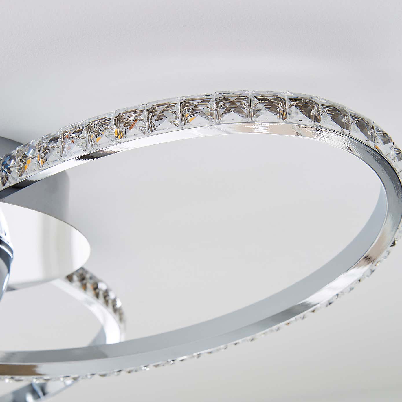 Oria 3 Light Integrated LED Jewel Ceiling Fitting
