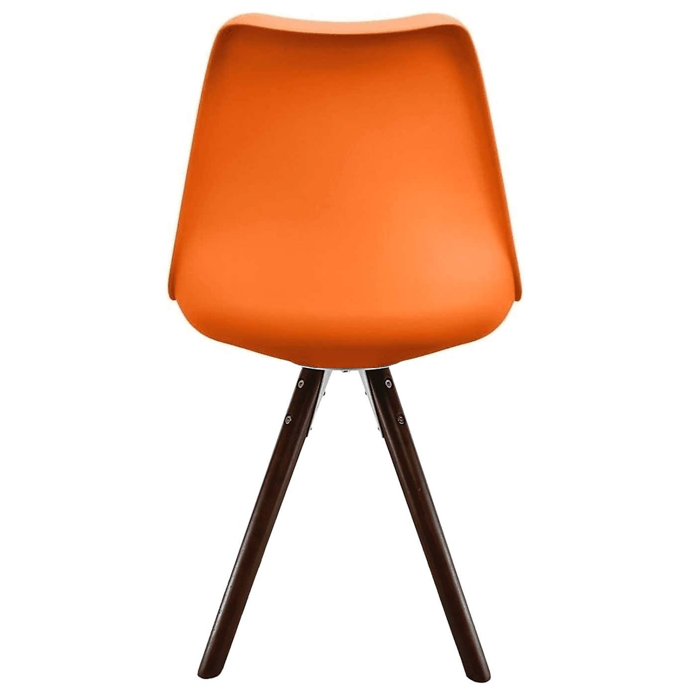 Fusion Living Soho Plastic Dining Chair with Pyramid Legs
