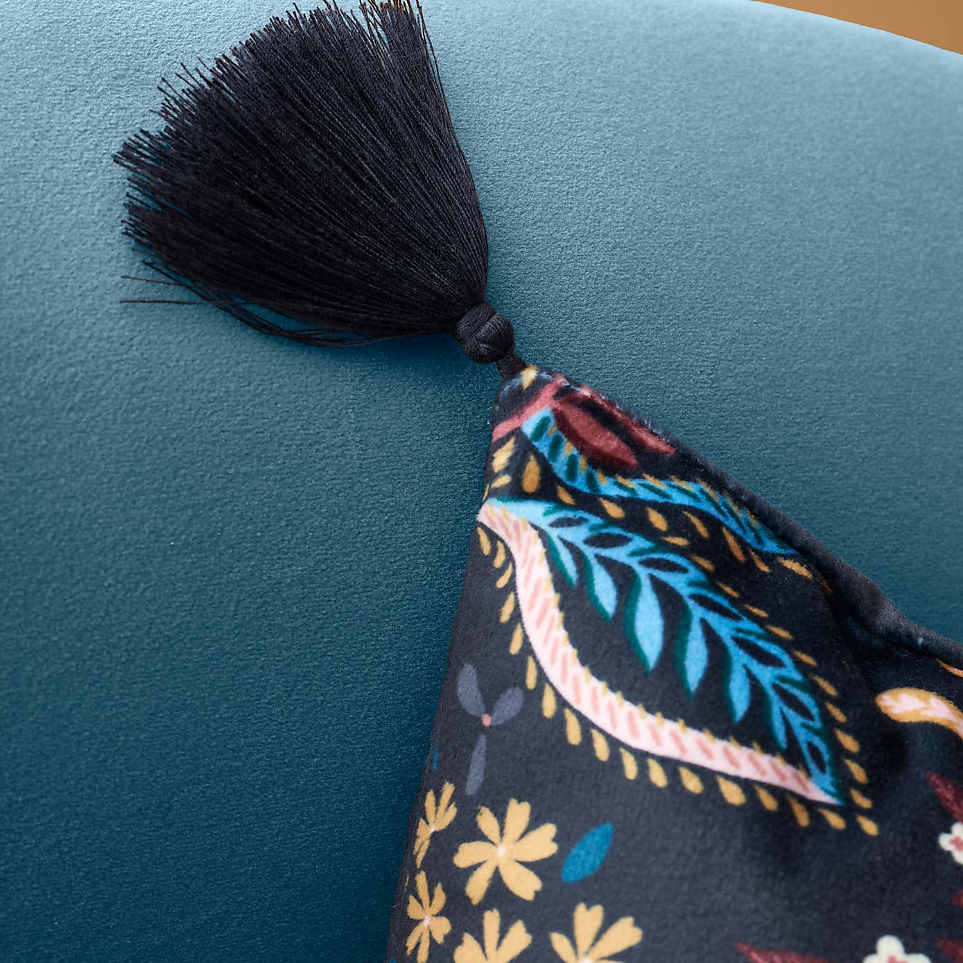 Catherine Lansfield Exotic Leaves Square Cushion