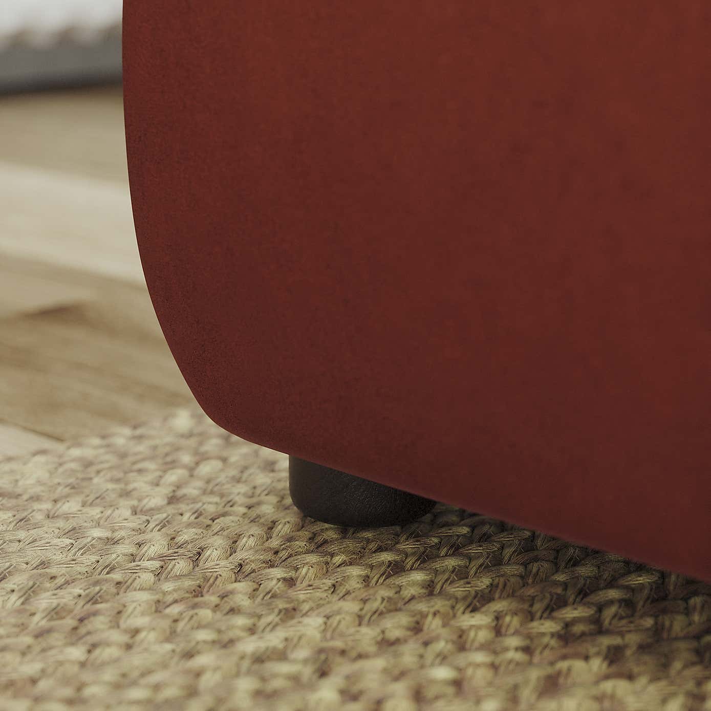 Blake Curved Arm Opulent Velvet Corner Chaise Sofa