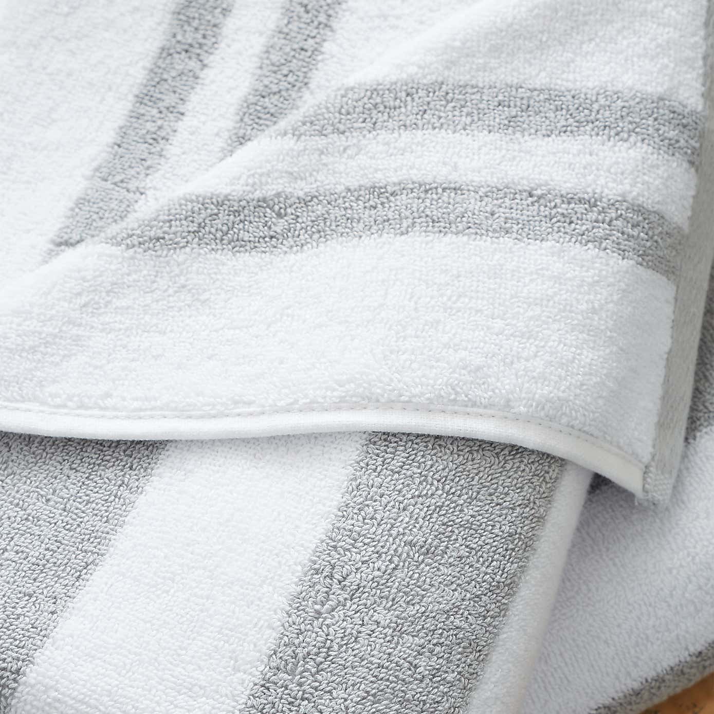 Bianca Cotton Reversible Stripe Cotton Towel