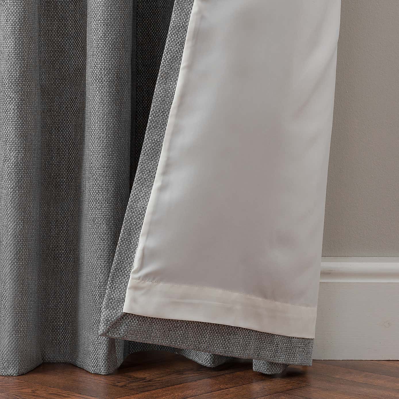 Oxford Chenille Eyelet Curtains