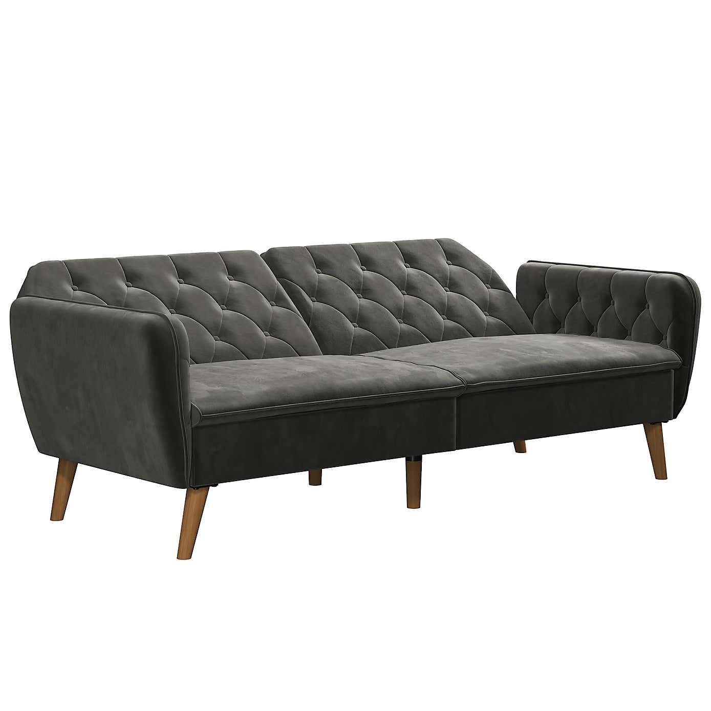 Tallulah Velvet Memory Foam Futon