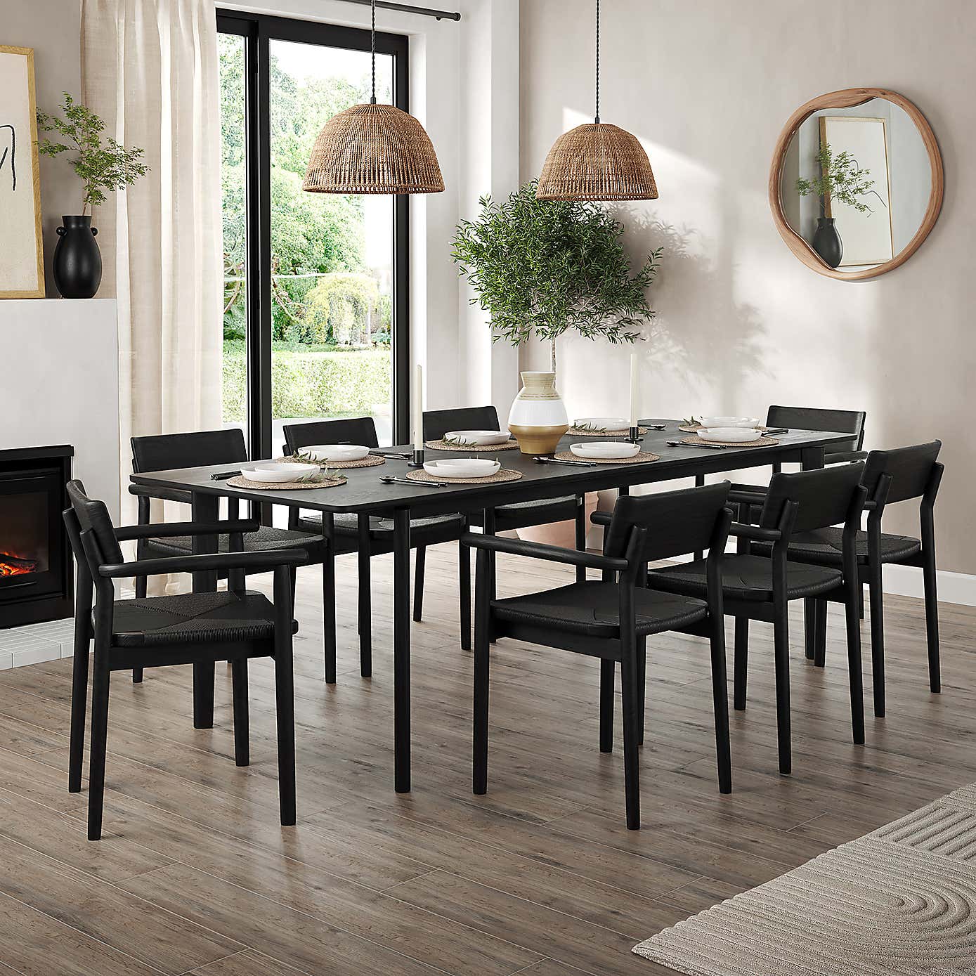 Hudson Rectangular Extendable Dining Table