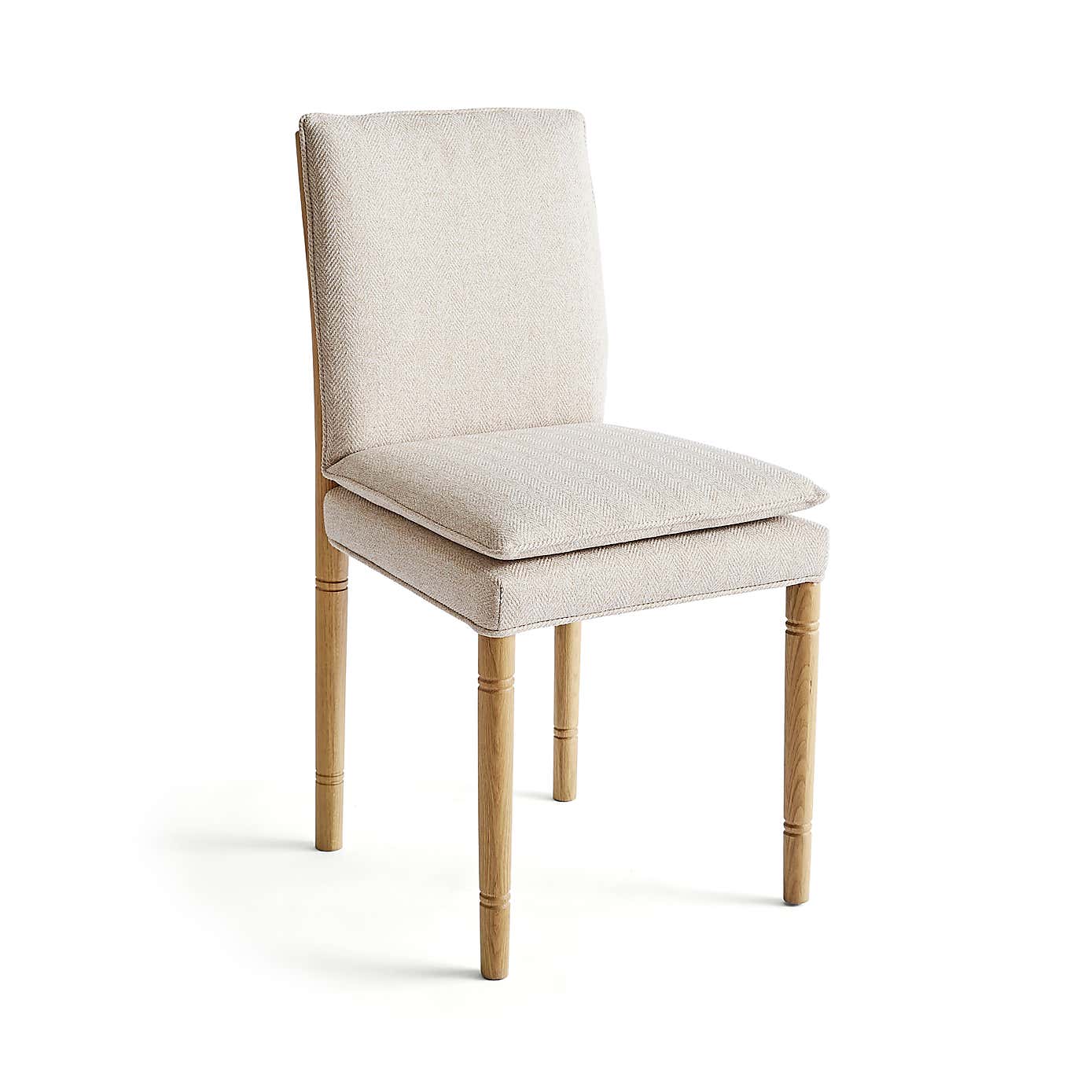 Churchgate Walcote Dining Chair, Herringbone Fabric