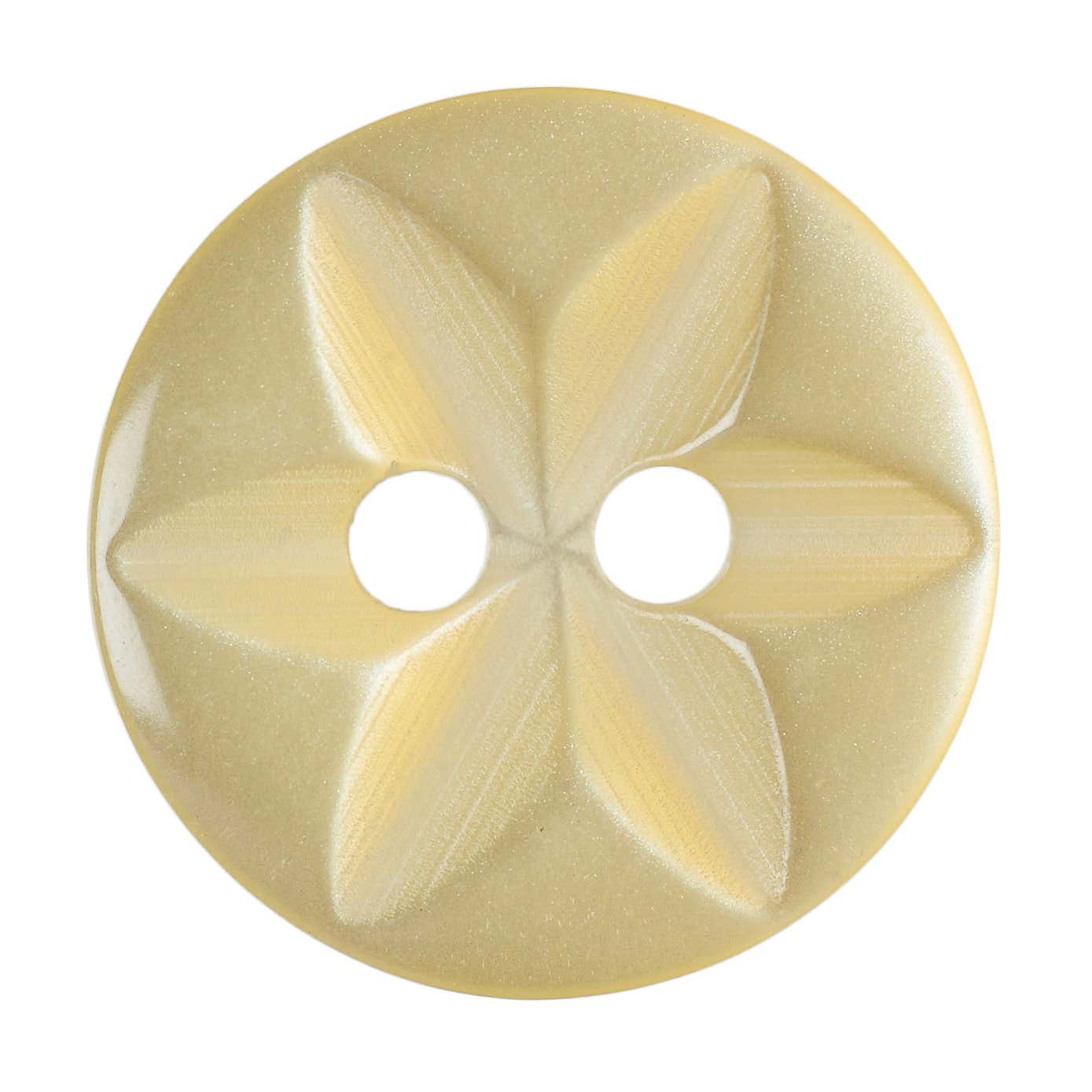 Round Flower Effect Buttons 13.75mm Pack of 8