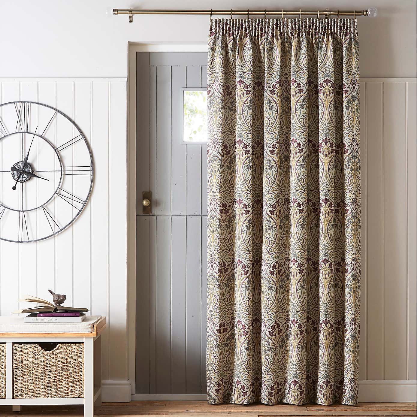 Lucetta Pencil Pleat Door Curtains