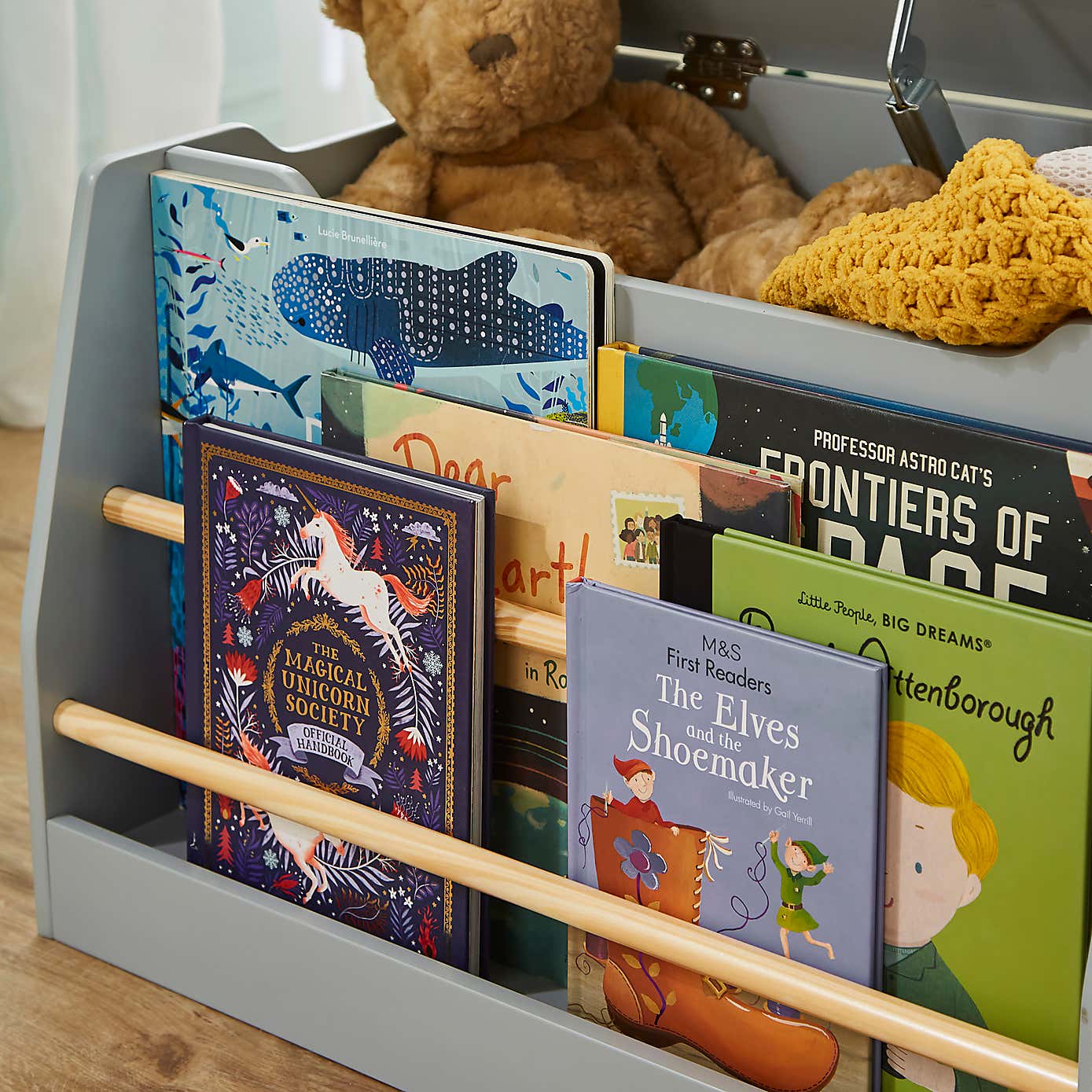 Kids Bookcase Toy Box