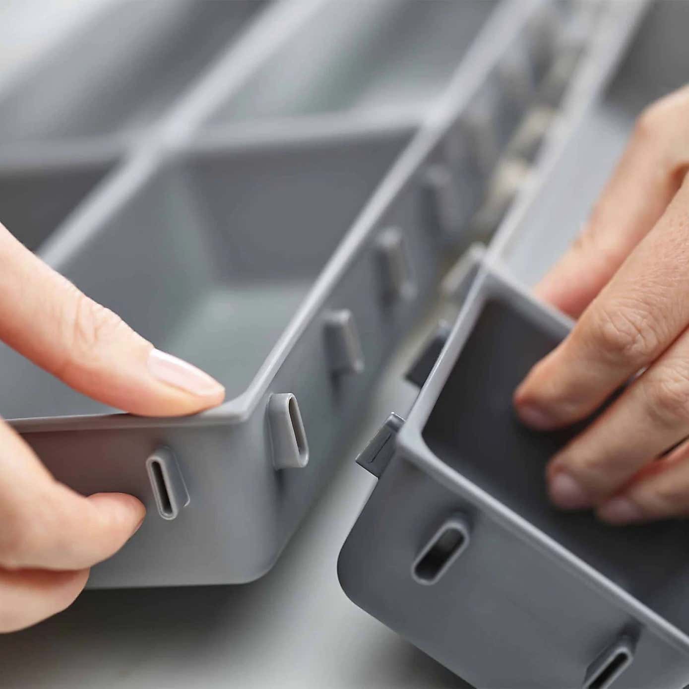 Joseph Joseph 10 Piece Grey Box Drawer Organiser Set