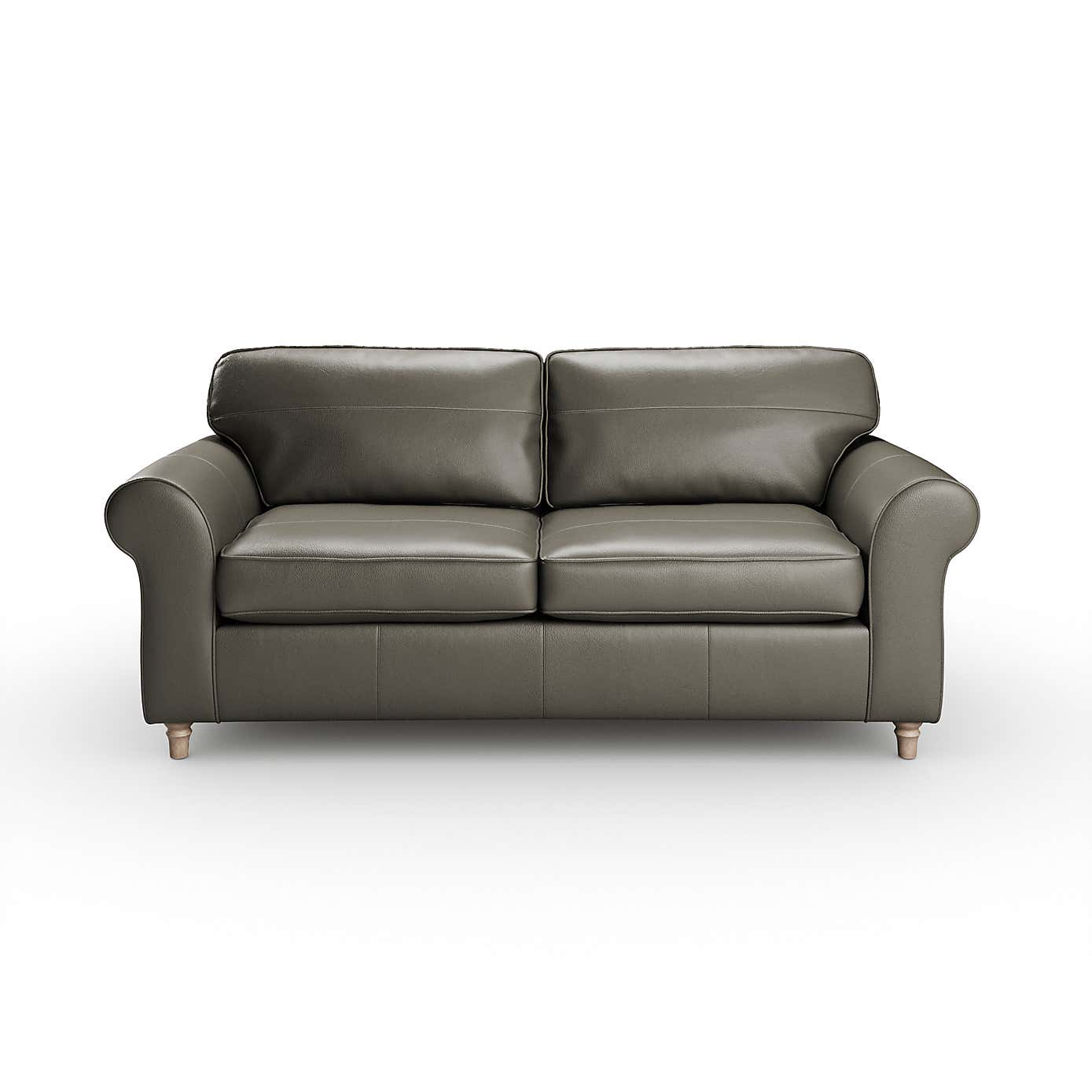 Flori Classic Leather 3 Seater Sofa