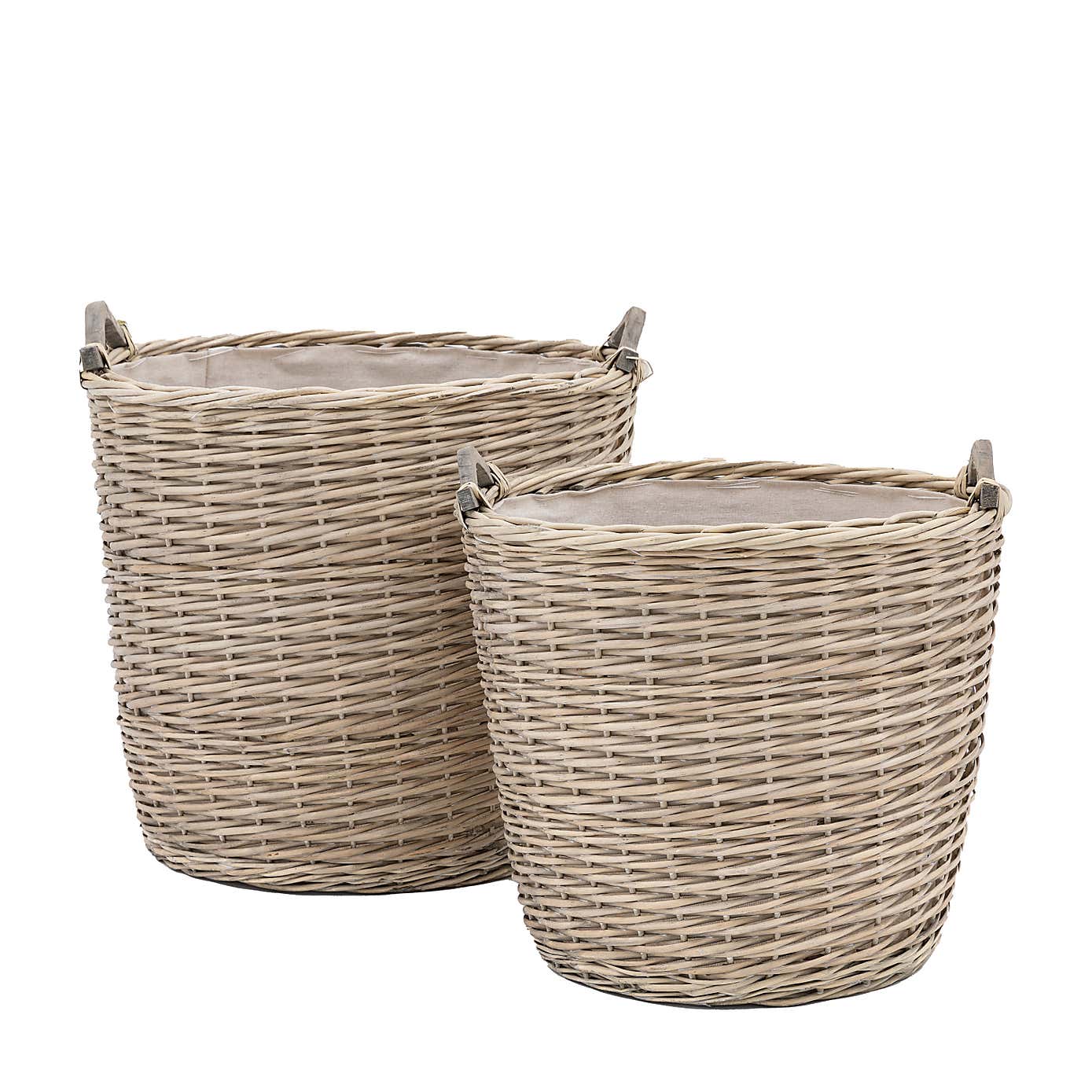 Set of 2 Dara Jumbo Storage Baskets