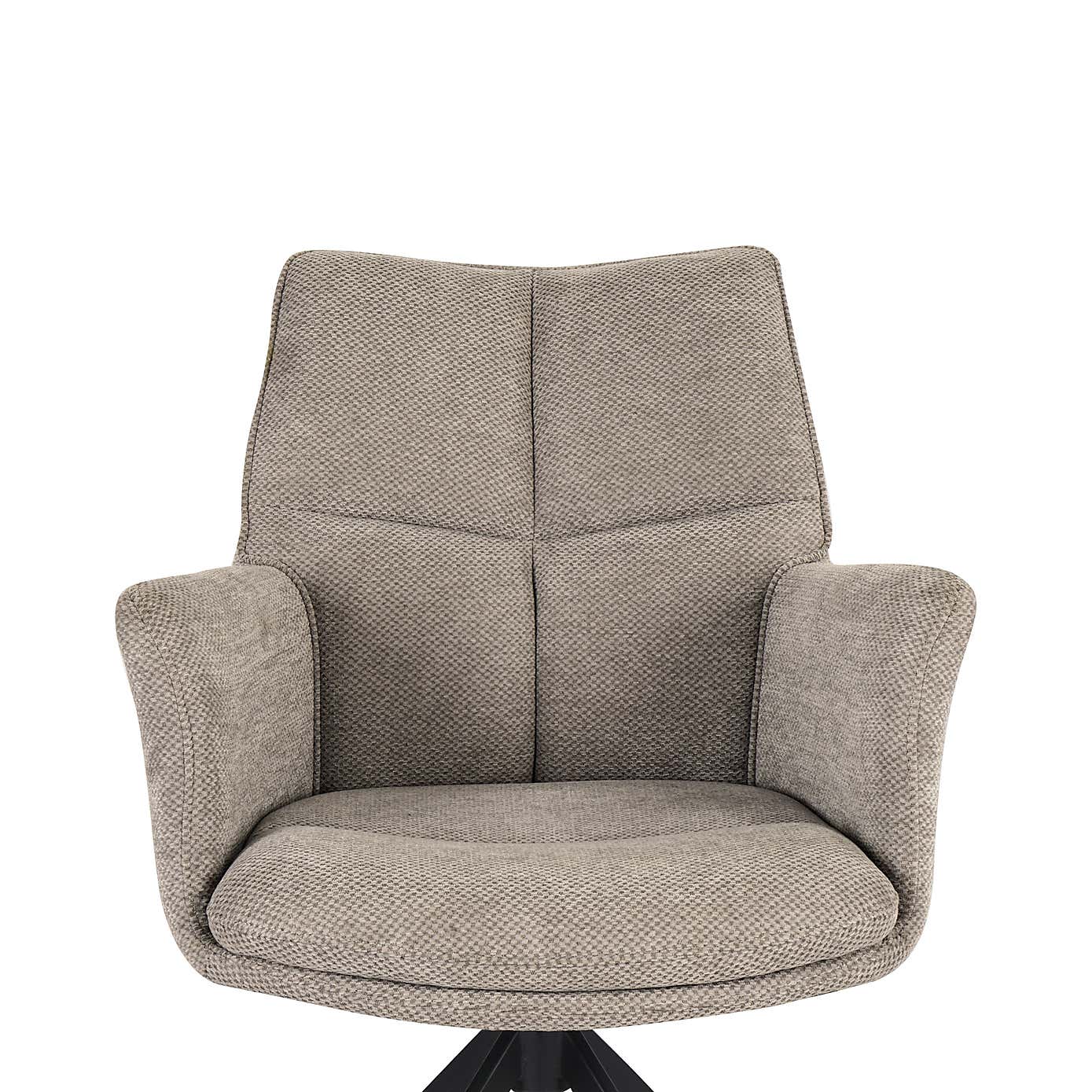 Indus Valley Camden Swivel Dining Chair, Chenille