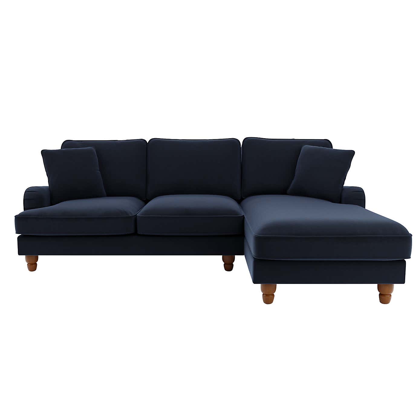 Beatrice Velvet Left Hand Corner Sofa
