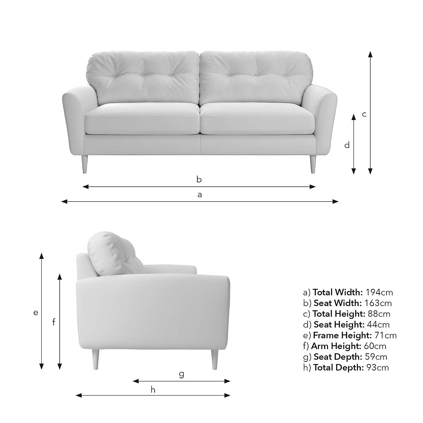 Sven Opulent Velvet 4 Seater Sofa