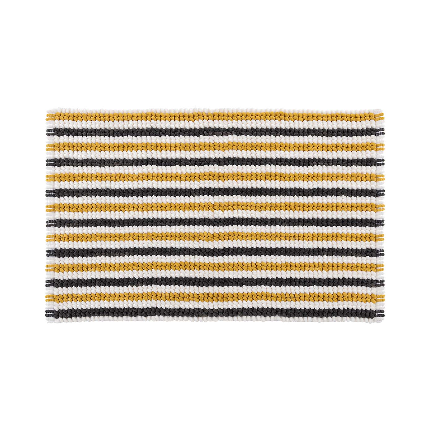Stripe Bobble Bath Mat