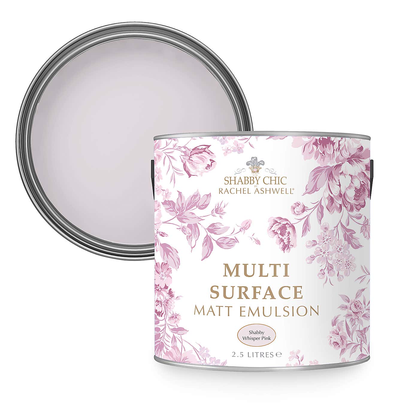 Rachel Ashwell Shabby Chic Whisper Pink Matt Emulsion Multi Surface Paint