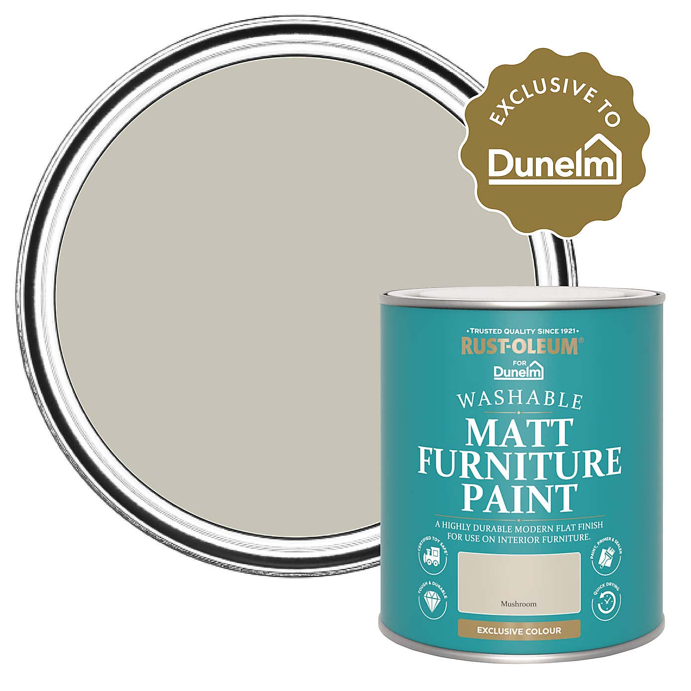 Rust-Oleum Mushroom Matt Furniture Paint