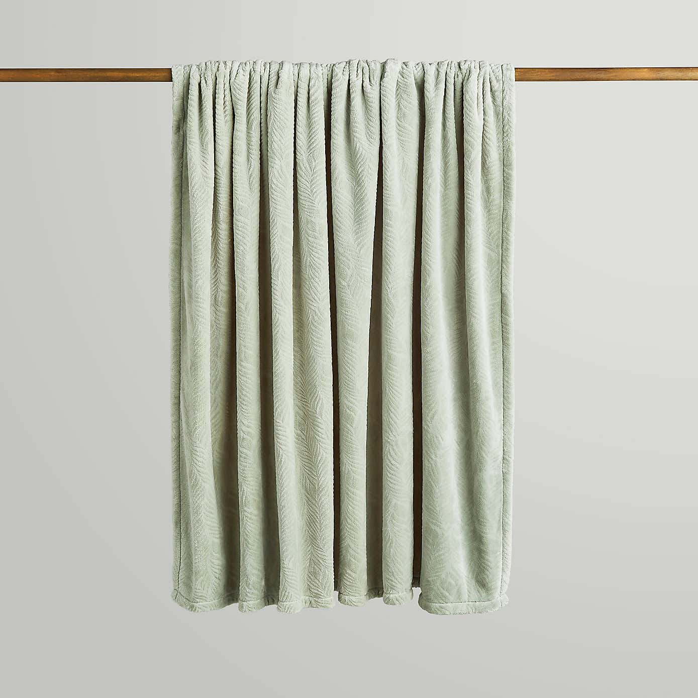 Leila Leaf Fleece Throw 130x170cm