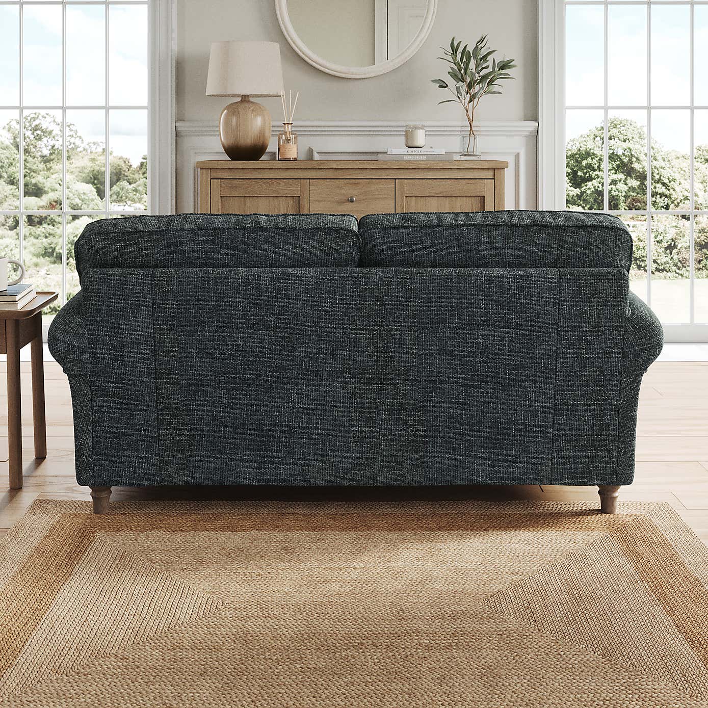 Flori 2 Seater Sofa, Chunky Chenille