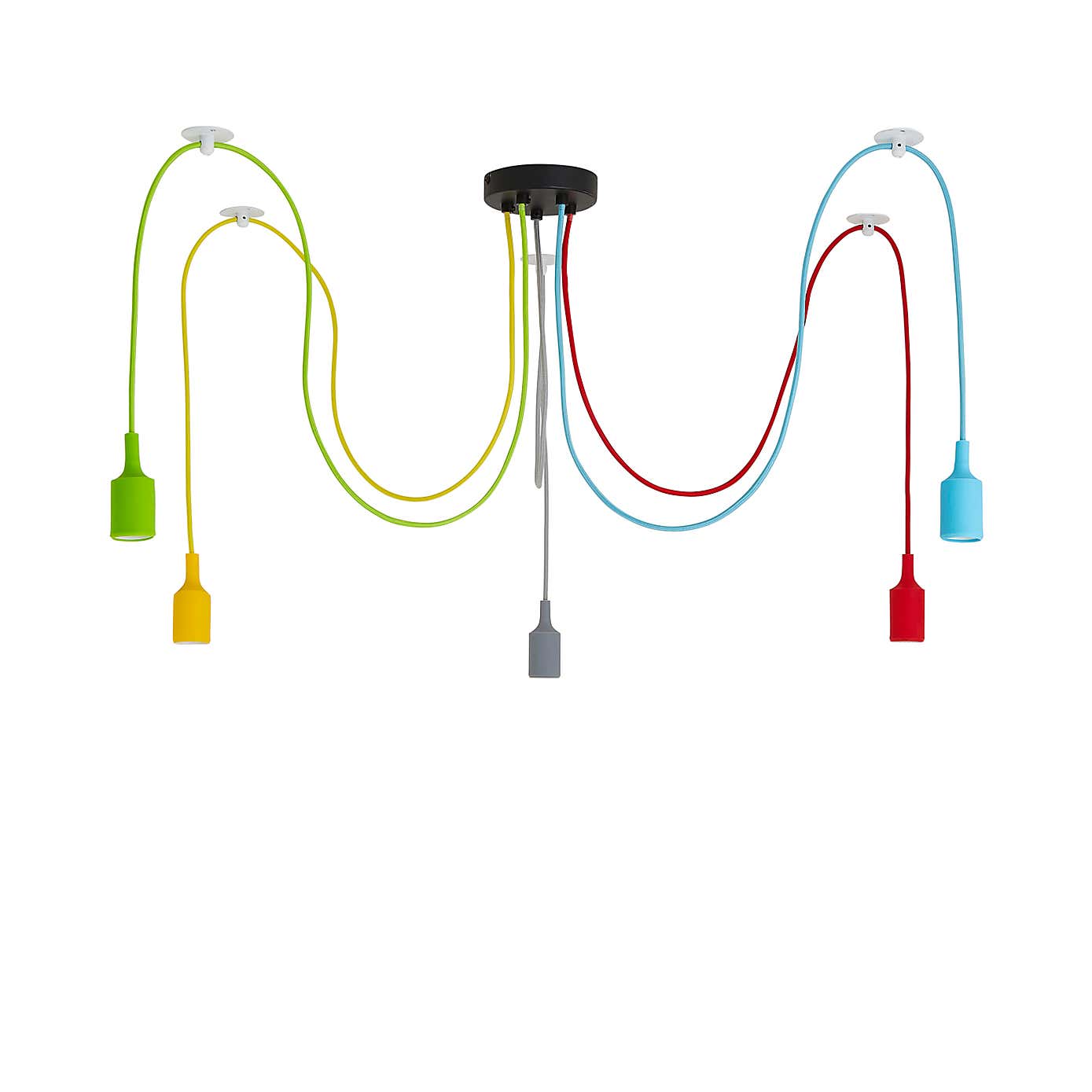 Rainbow Flex 5 Light Spider Ceiling Light