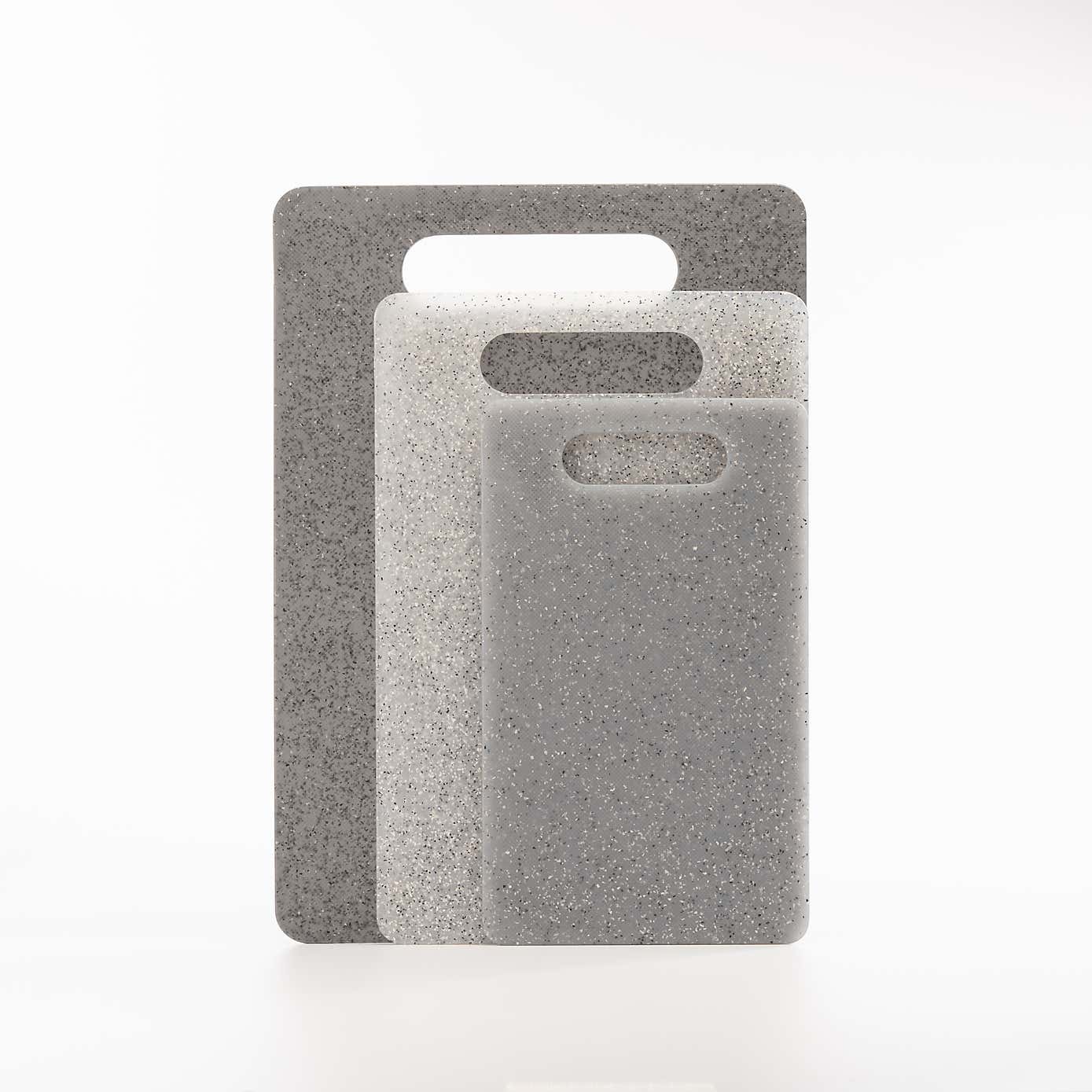 Recycled speckle chopping board set of 3