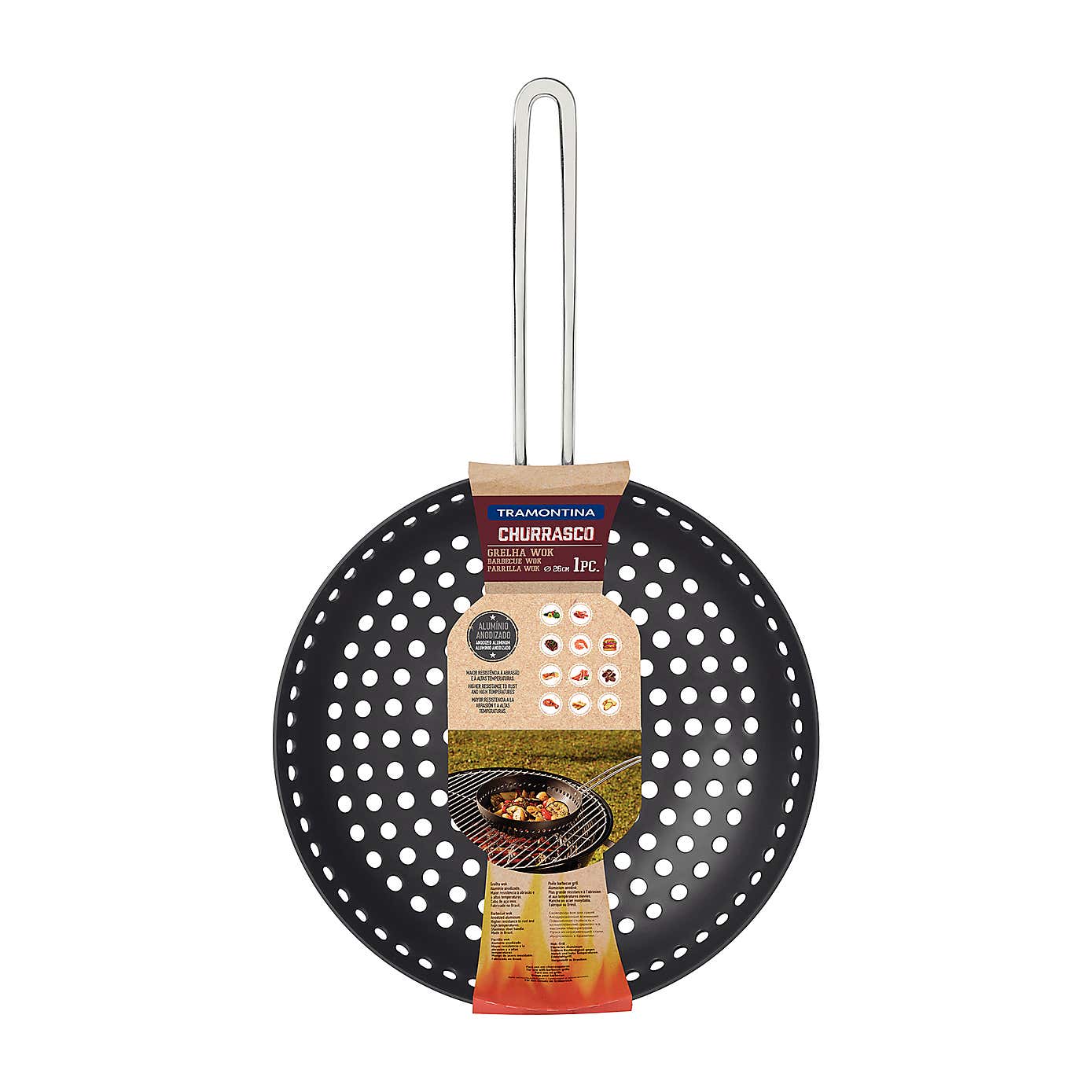 BBQ 26cm Wok