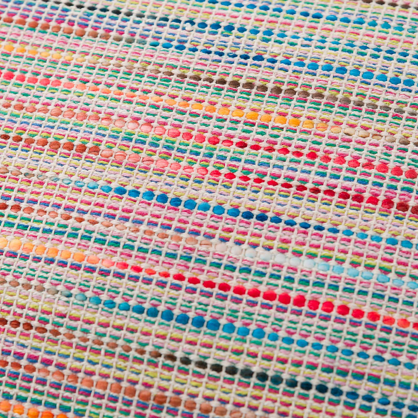 Ava Flat Weave Cotton Rectangle Cushion