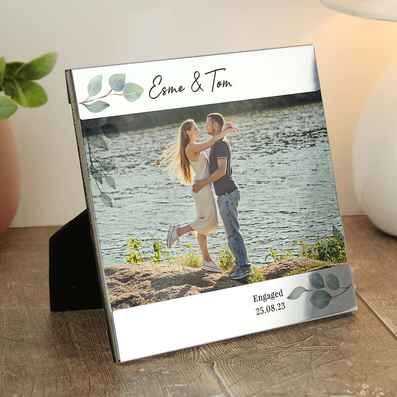 Personalised Botanical Landscape Photo Frame