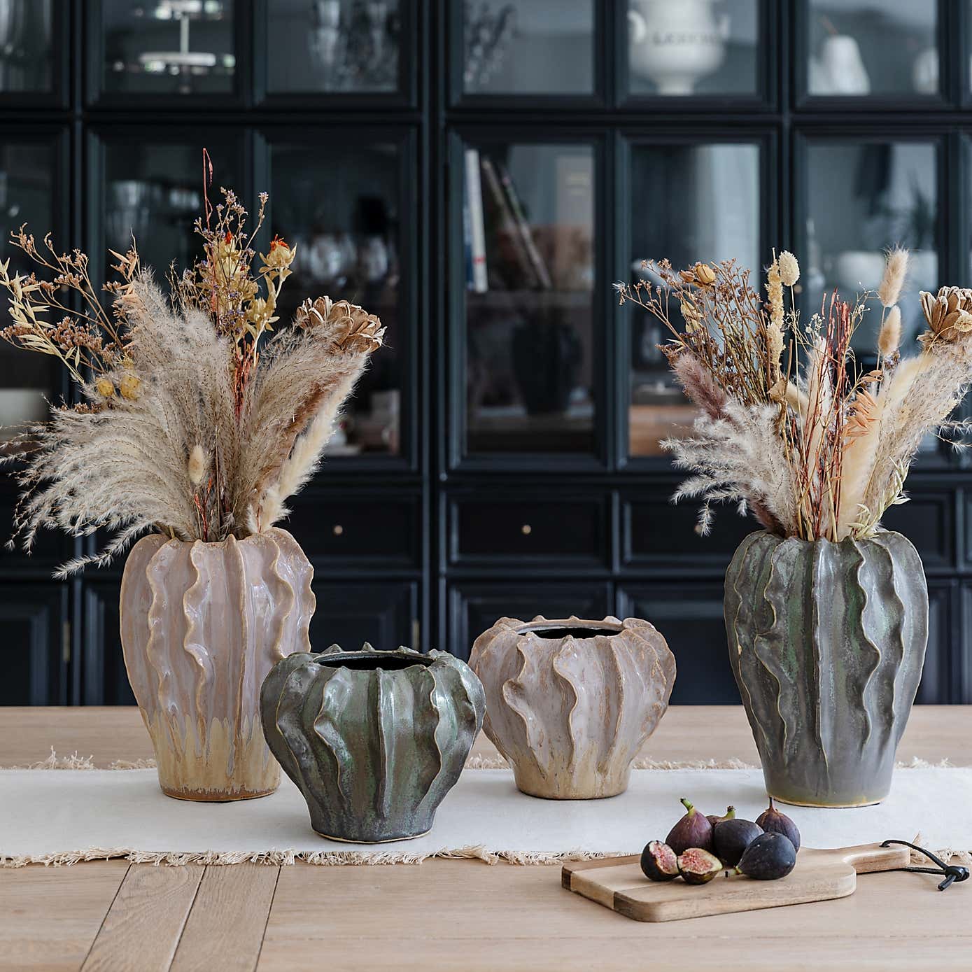 Scarlet Coral Reef Ceramic Vase