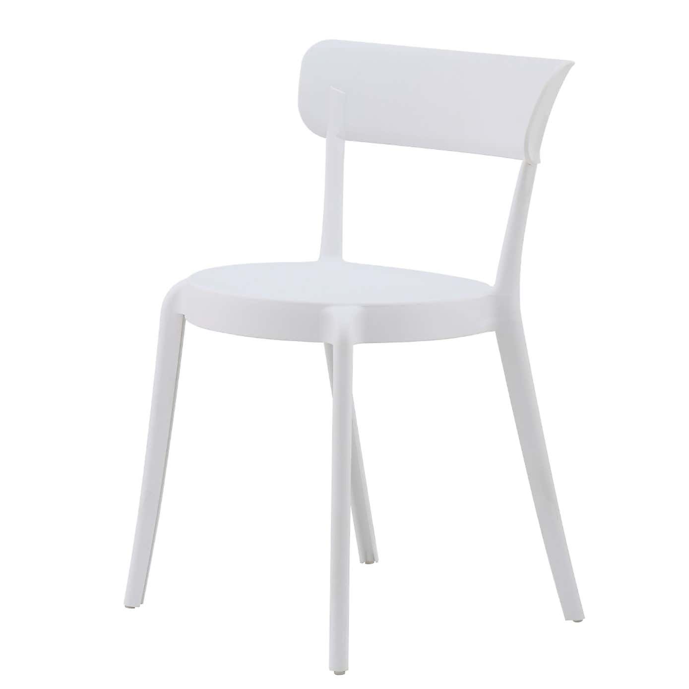 Fusion Living Plastic Bistro Dining Chair