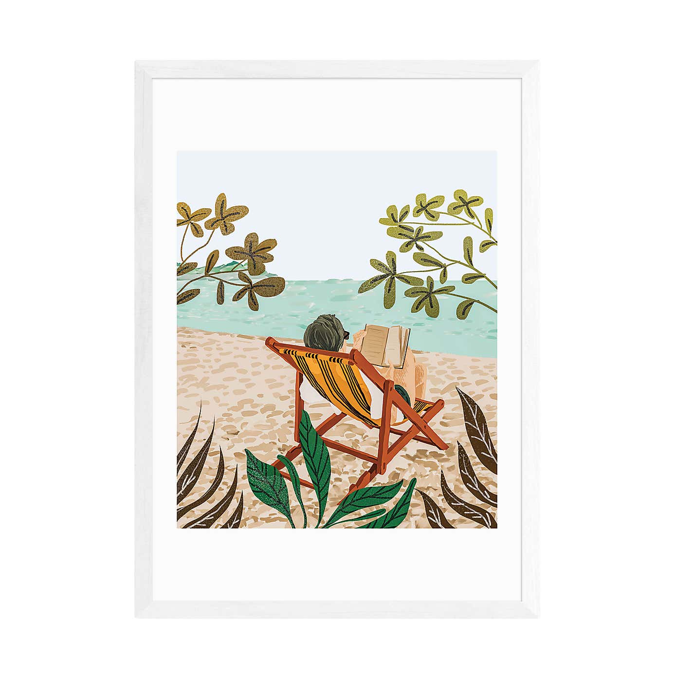 East End Prints Vacay Book Club Print