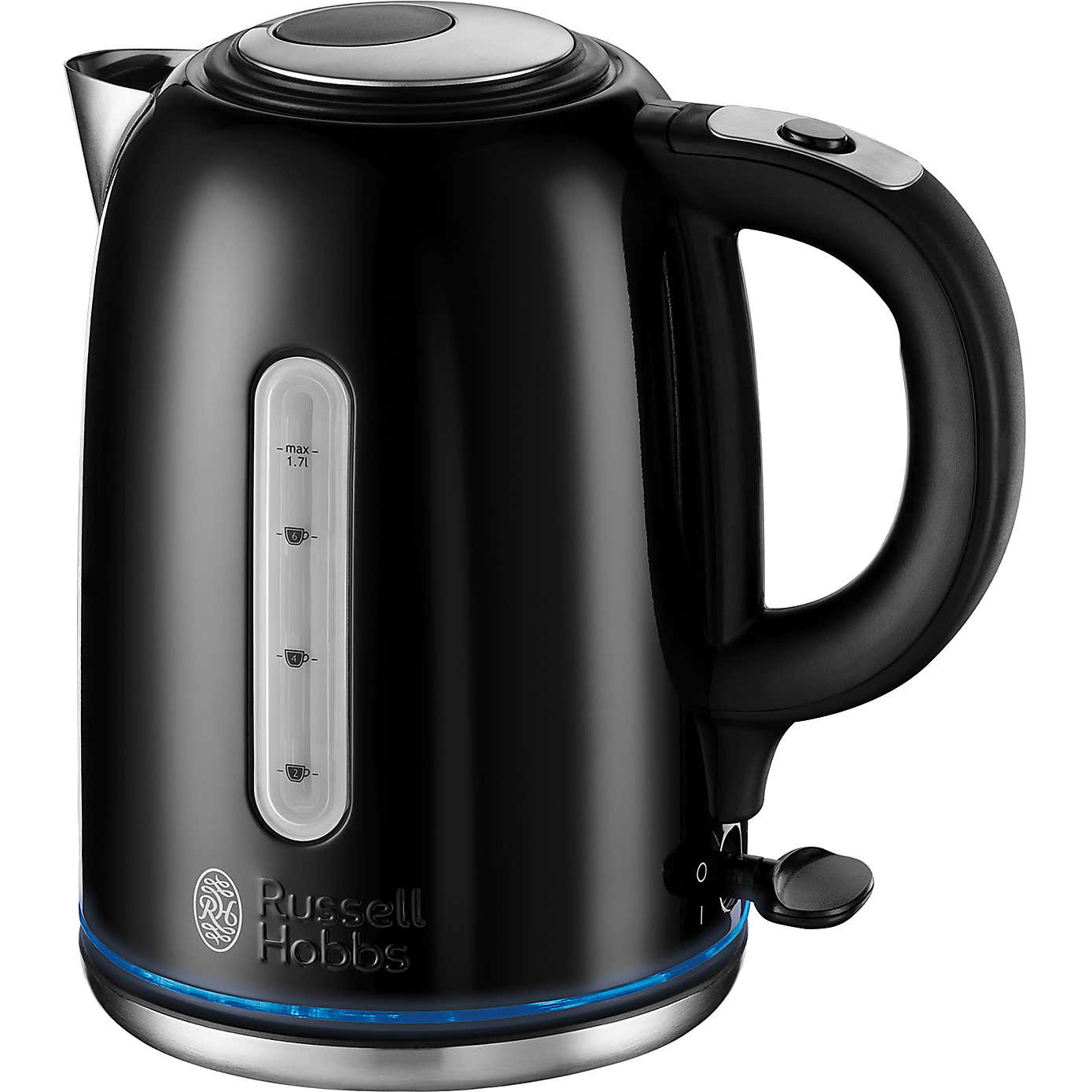 Russell Hobbs Brushed Stainless Steel 1.7L Quiet Boil Kettle