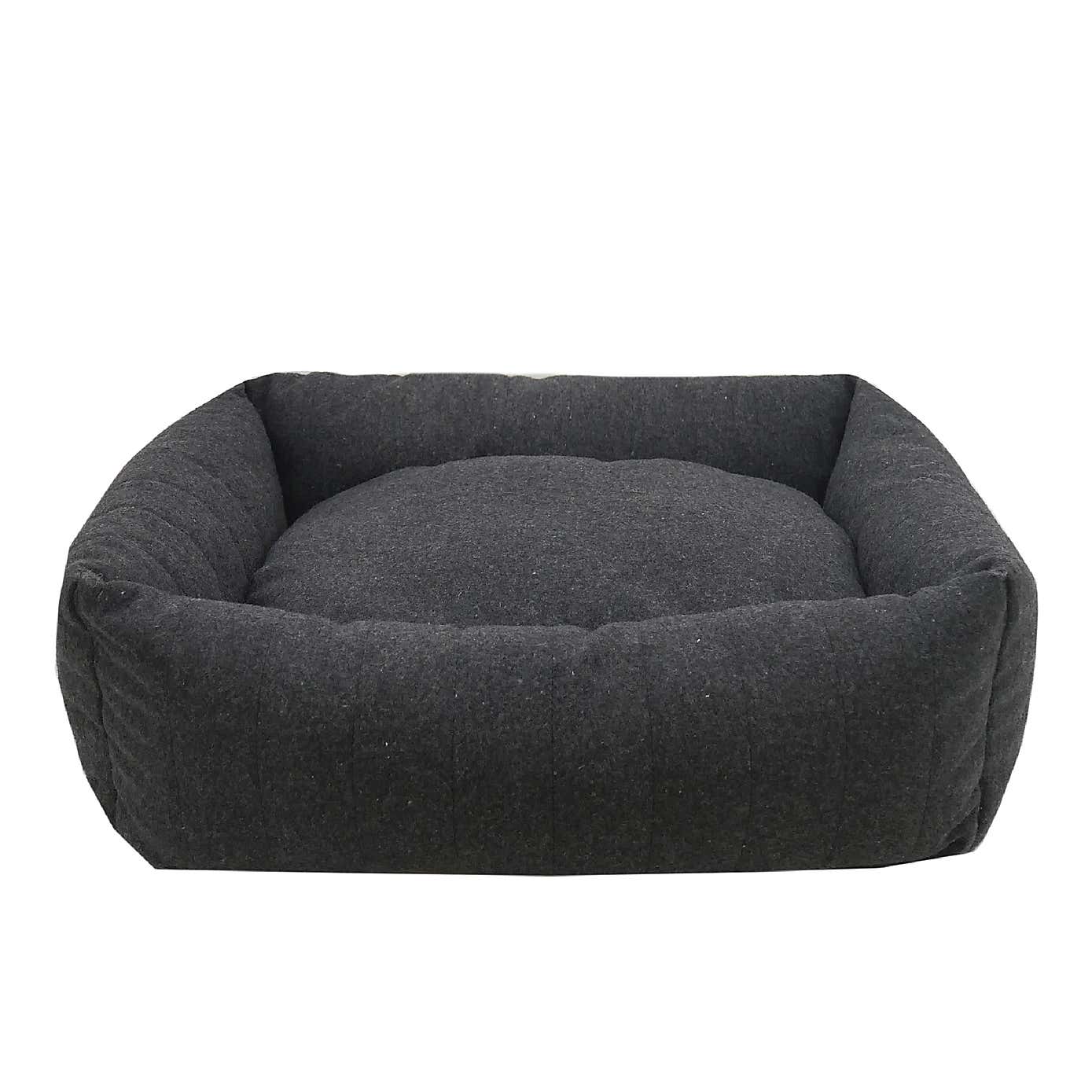 Rosewood Felt Grey Support Pet Bed