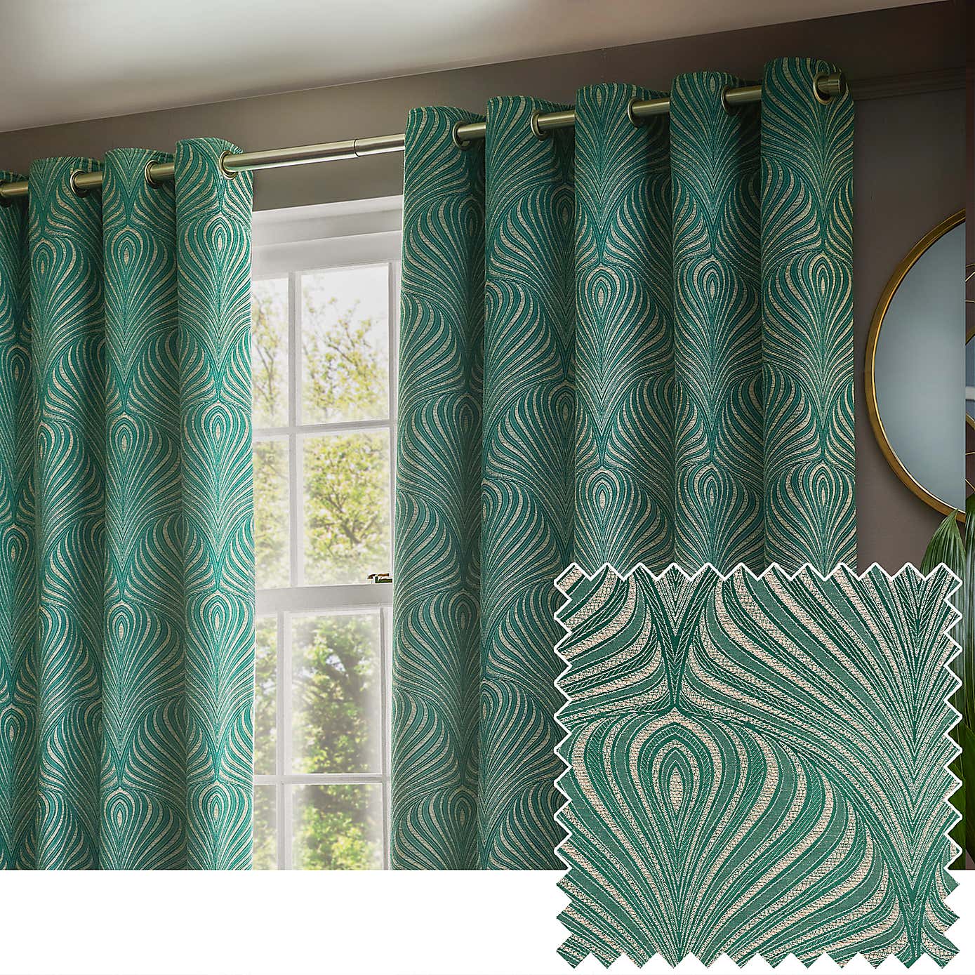 Paoletti Gatsby Eyelet Curtains