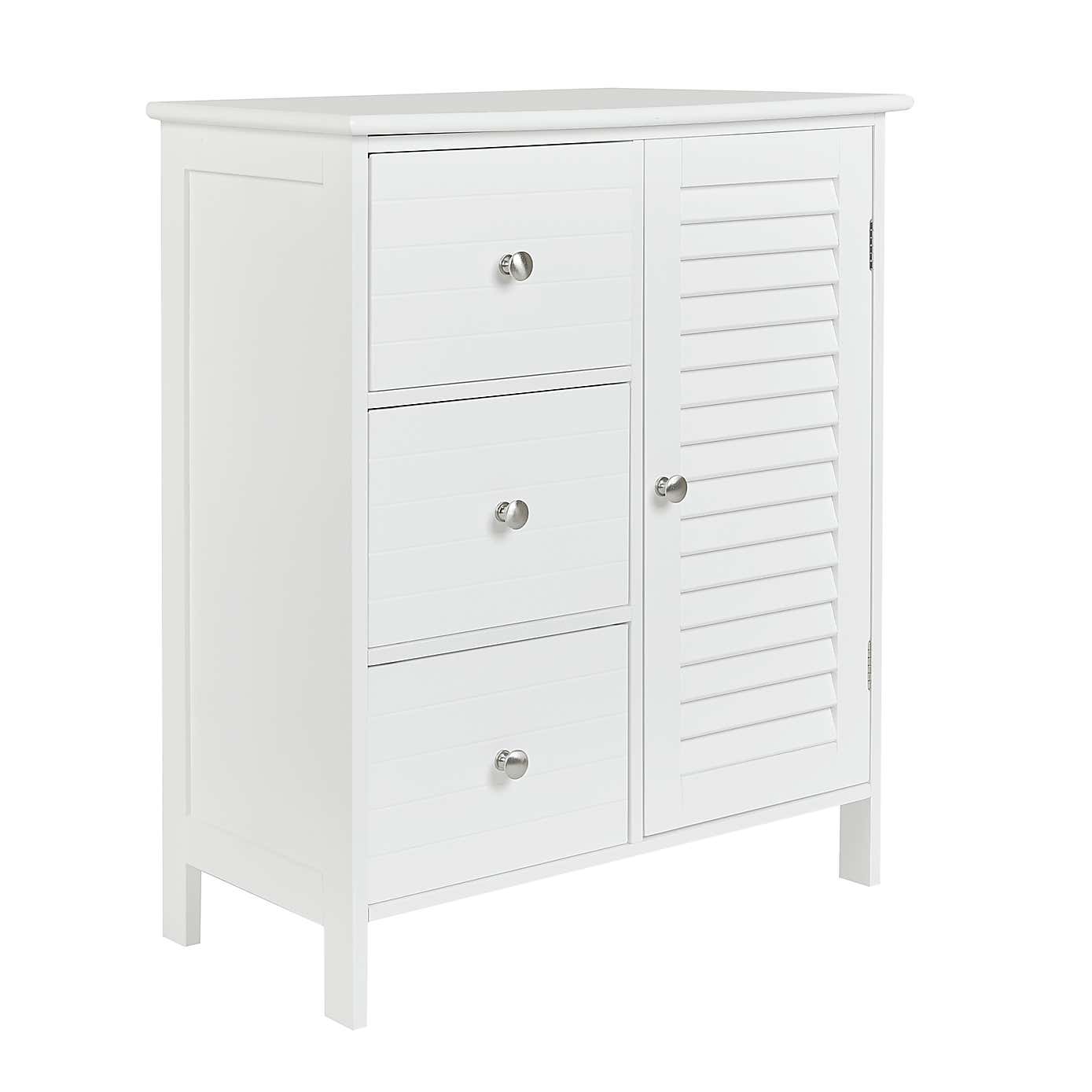 Nautical 3 Drawer Cabinet Unit