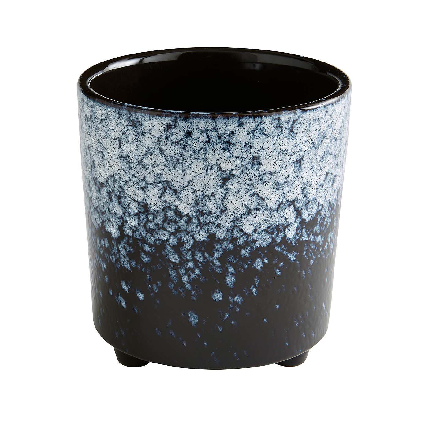 Spotty Reactive Glaze Plant Pot