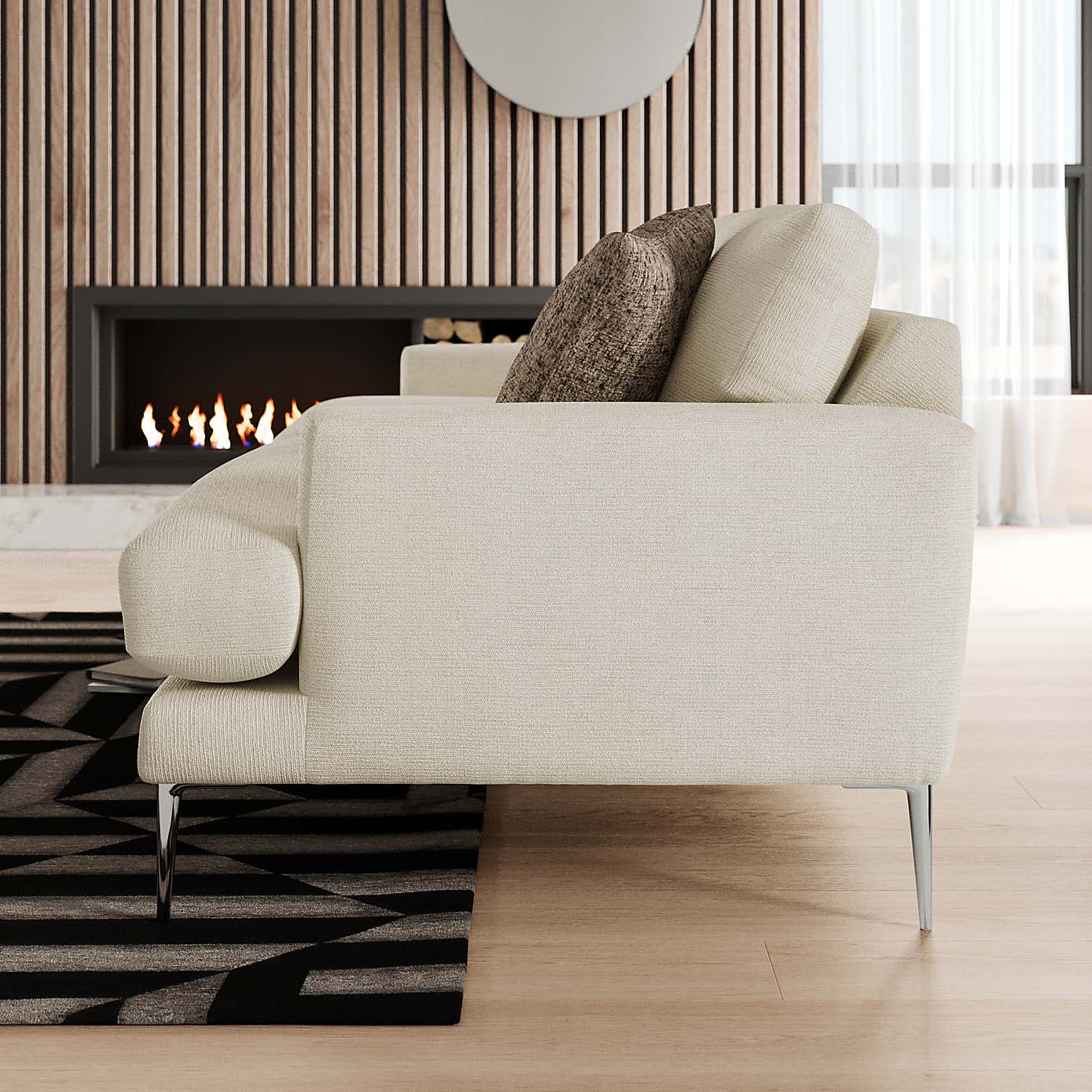 Lawson Chunky Tonal Weave 3 Seater Sofa