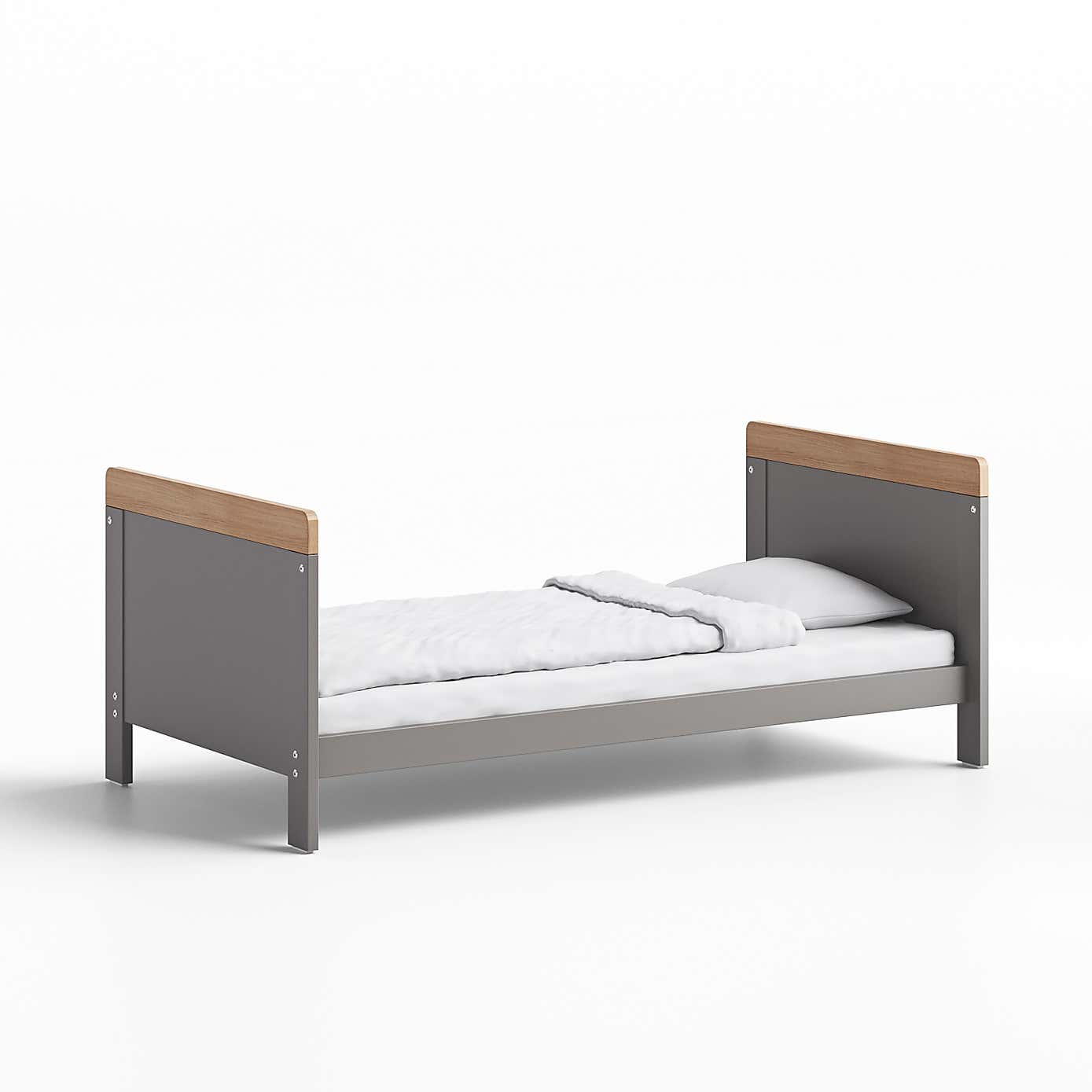 Little Acorns Classic Oak Effect Cot Bed