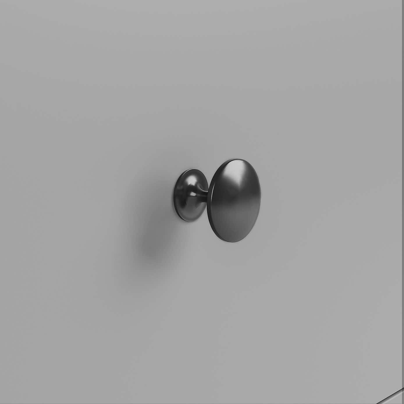 Lynton Grey 3 Drawer Bedside Table