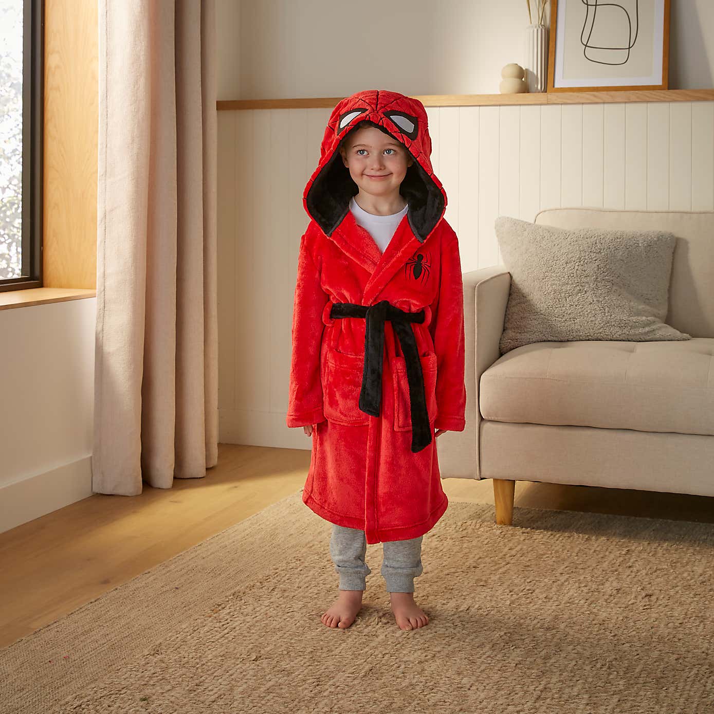 Kid's Spiderman Dressing Gown