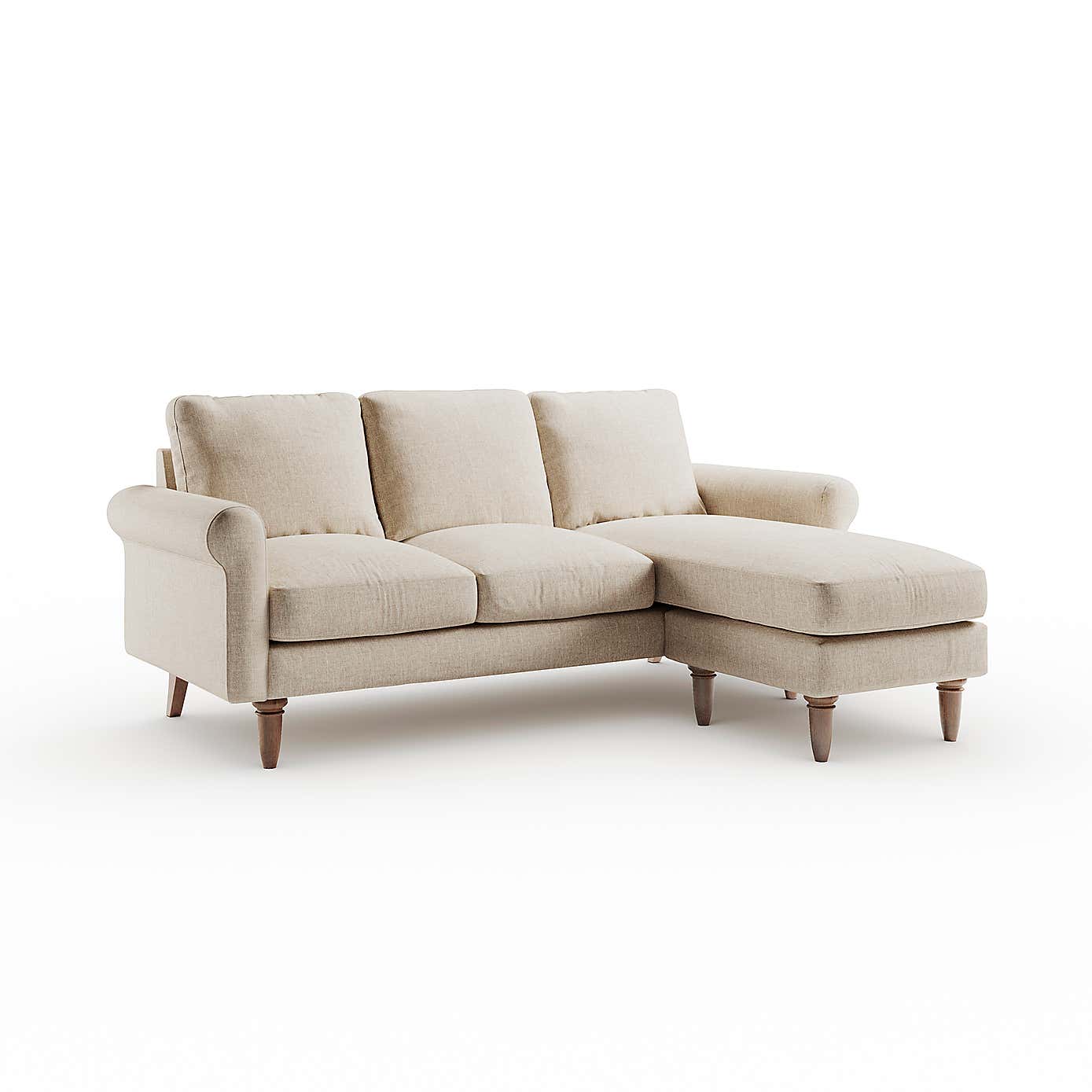 Maeve Compact Flatweave Corner Chaise Sofa