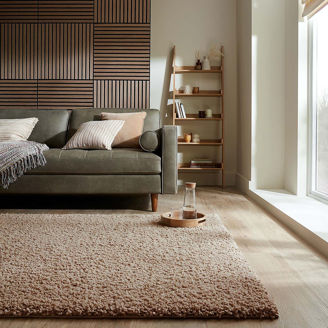 Cloud Washable Shaggy Rug