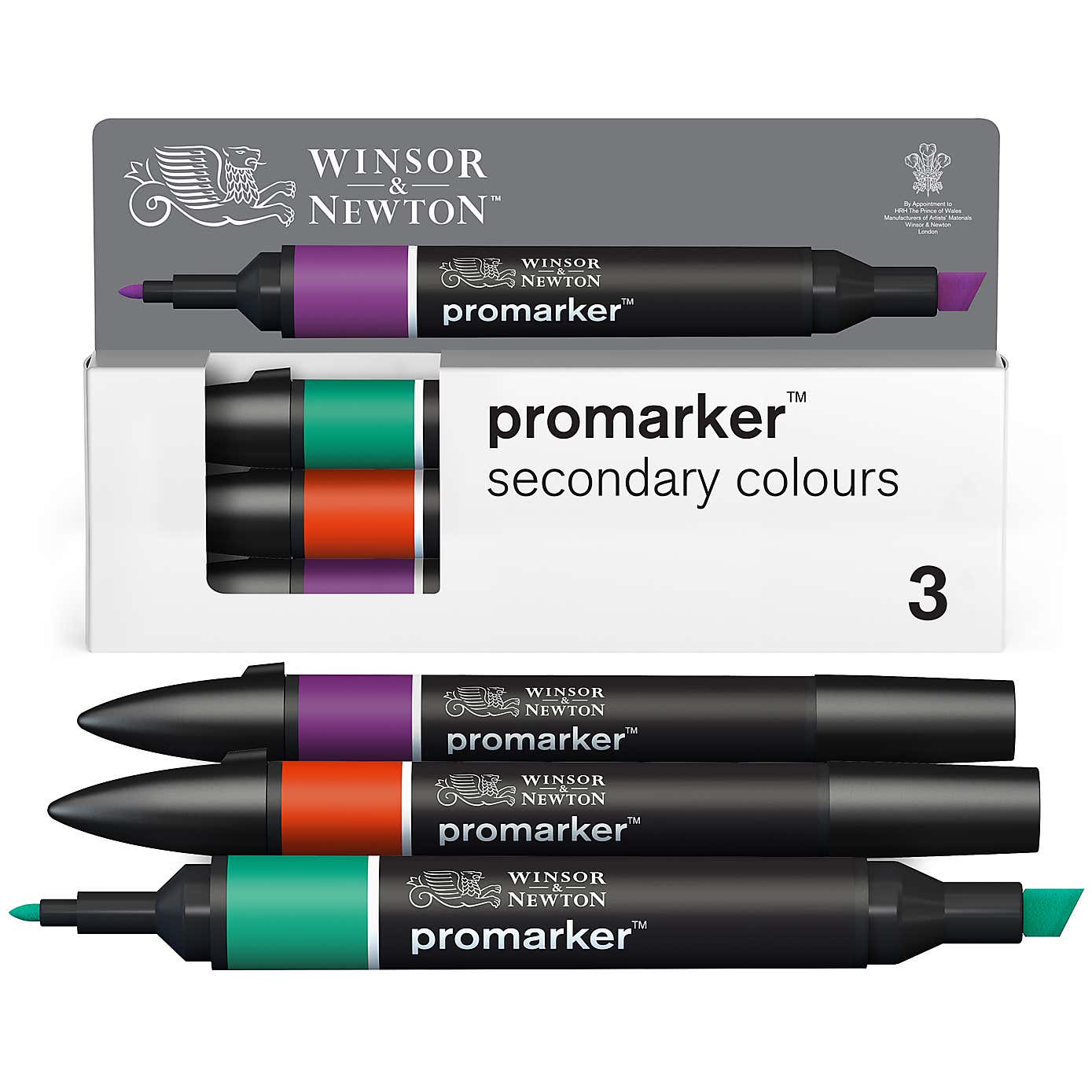Winsor & Newton Promarker Secondary Colours Triple Pack