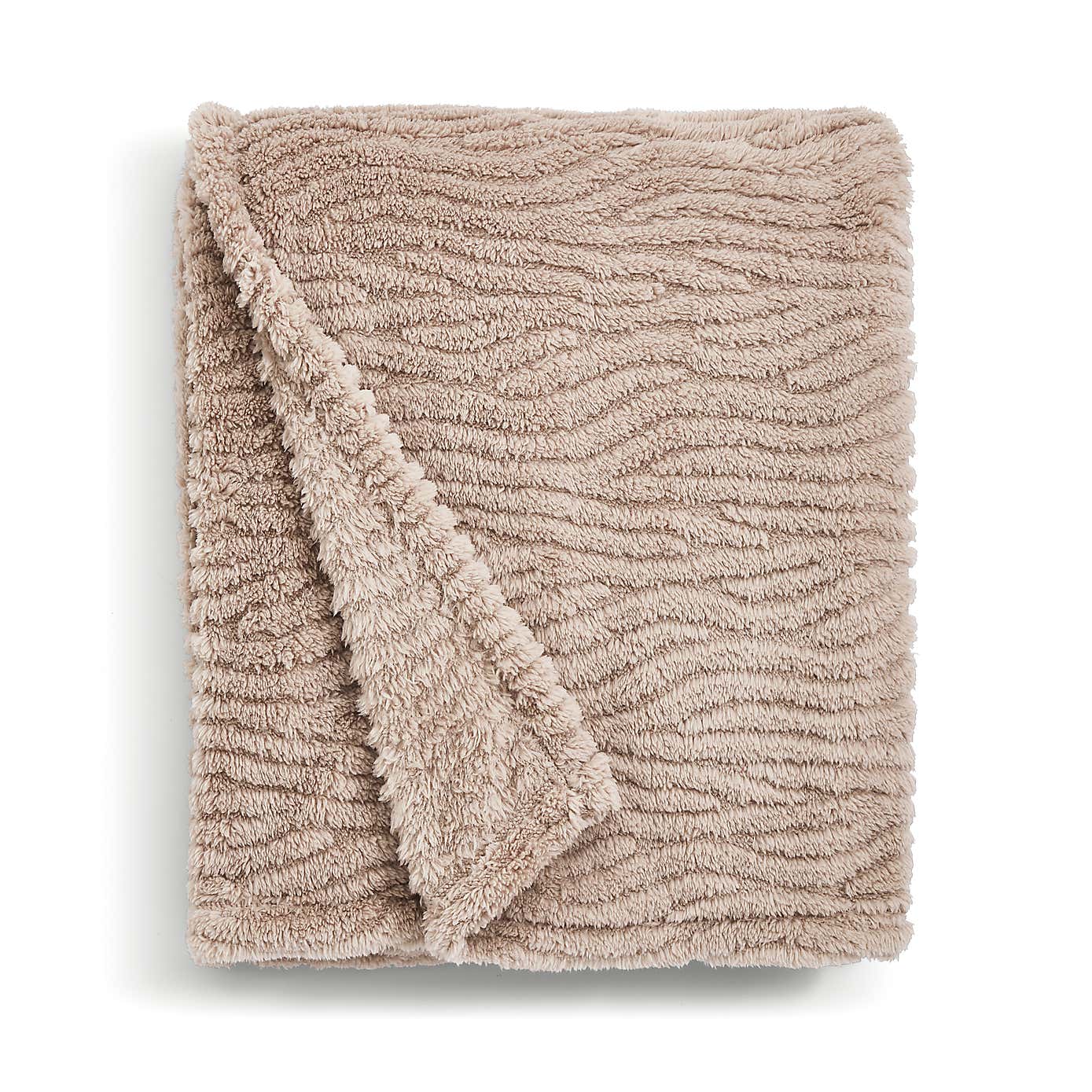 Henwood Textured Fleece Throw 130x170cm